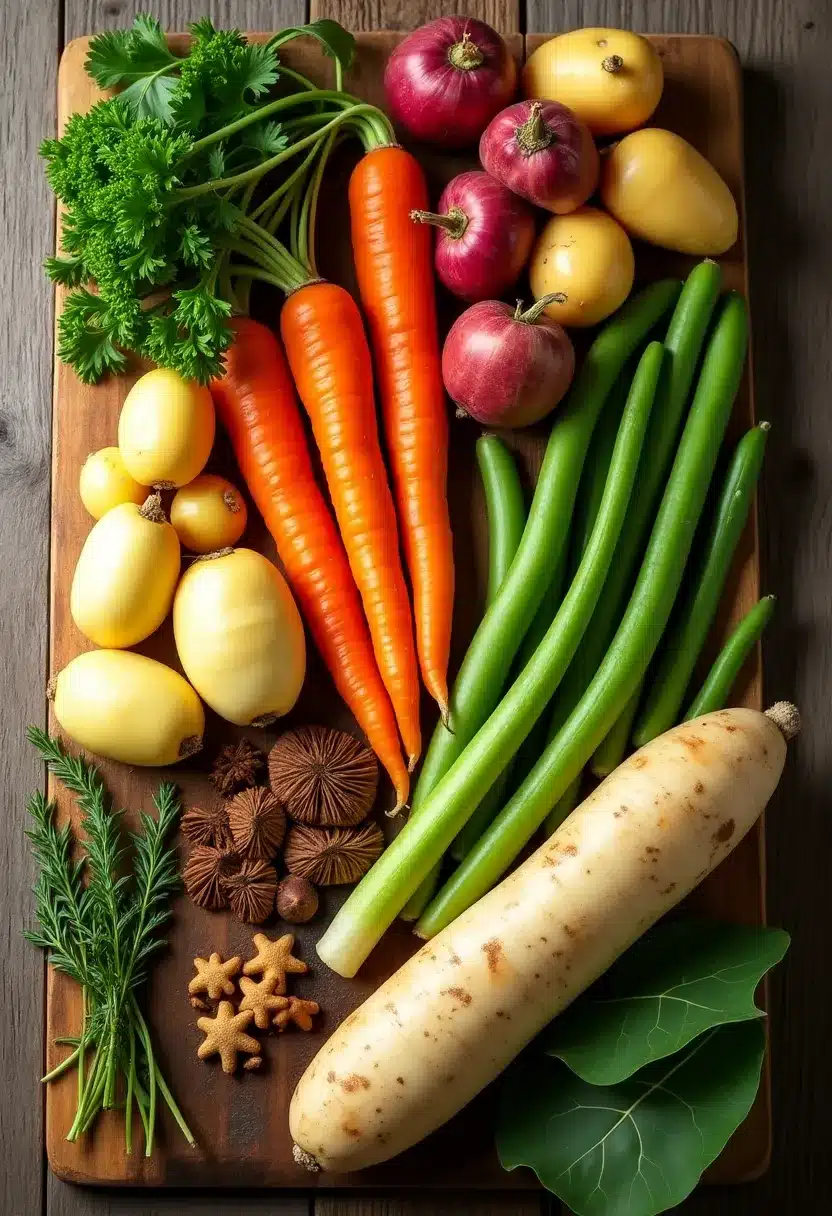 Delicious Classic Beef Stew with tender meat and vegetables